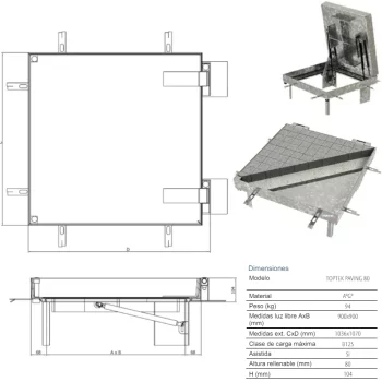 ACO-tapas-estancas-TAPA ESTANCA ASISTIDA TOPTEK PAVING GALVANIZADA-1036x1070-B125-CODIGO-00414517