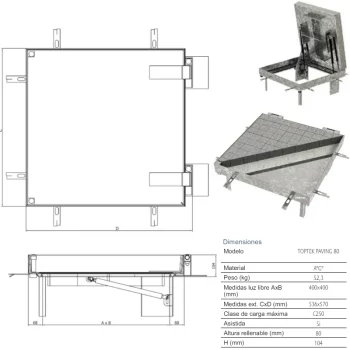 ACO-tapas-estancas-TAPA ESTANCA ASISTIDA TOPTEK PAVING GALVANIZADA-536x570-C250-CODIGO-00414520